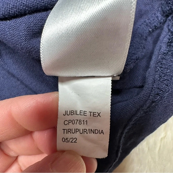 Tommy Bahama Long Sleeved Henley Shirt Blue Size 6 - Picture 8 of 16